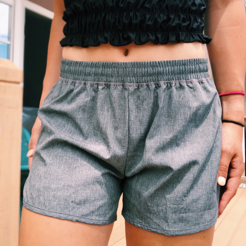 Gray Workout Shorts